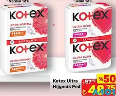 KOTEX ULTRA NORMAL HİJYENİK PED 12'Lİ